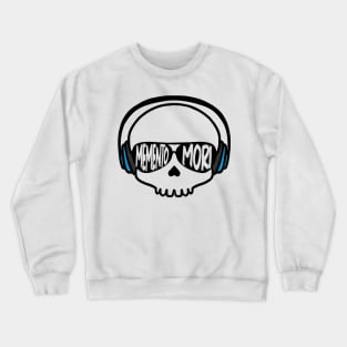 skull with headphones Crewneck Sweatshirt